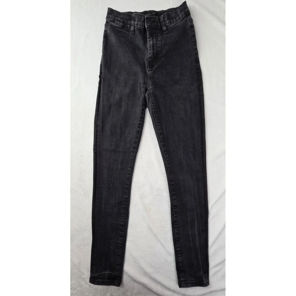 Kendall + Kylie Jeans 3/26 Black‎ High Rise Skinny The Skyscraper Excellent